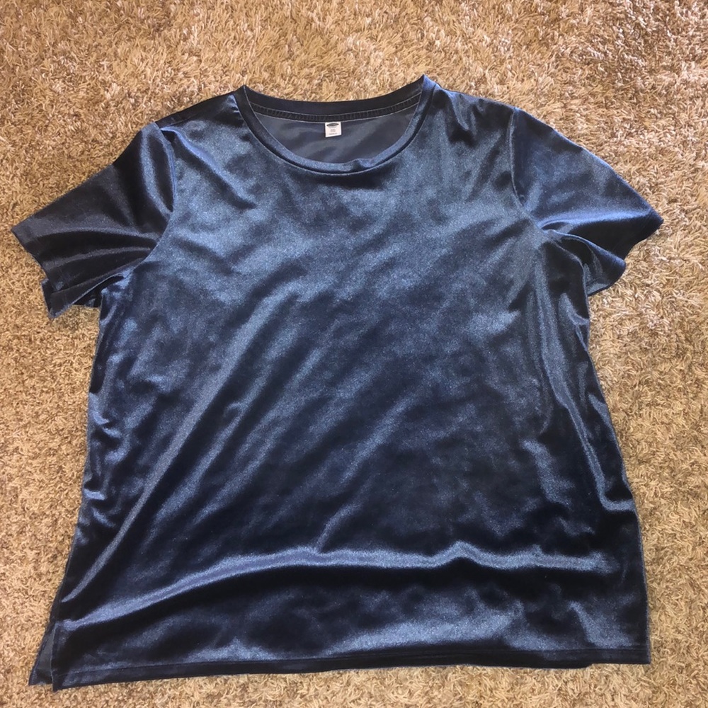 BLUE Velvet old navy shirt